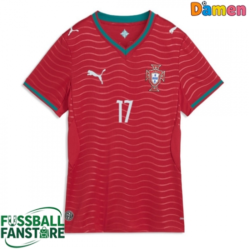 Portugal Rafael Leao #17 Replik Heimtrikot Damen WM 2026 Kurzarm